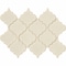 Msi Antique White Arabesque SAMPLE Glazed Ceramic Mesh-Mounted Mosaic Wall Tile ZOR-MD-0428-SAM - alternate 1